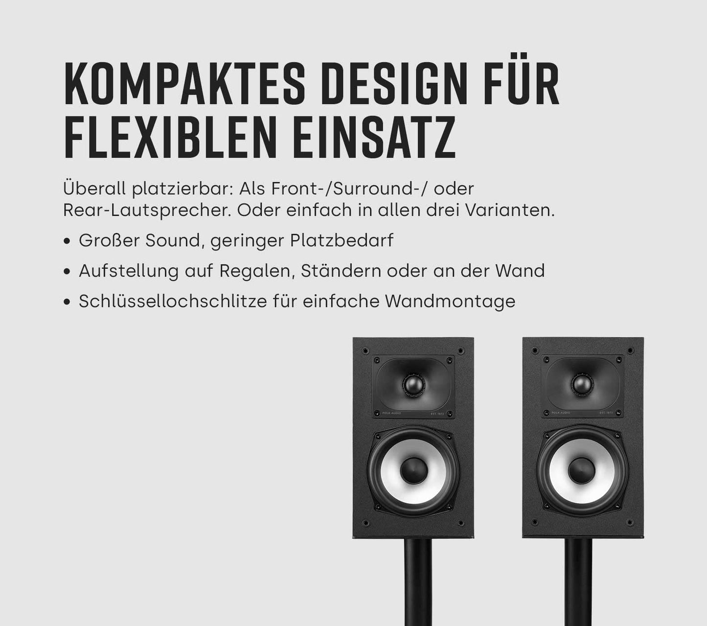 Polk Audio Monitor XT20 Regallautsprecher
