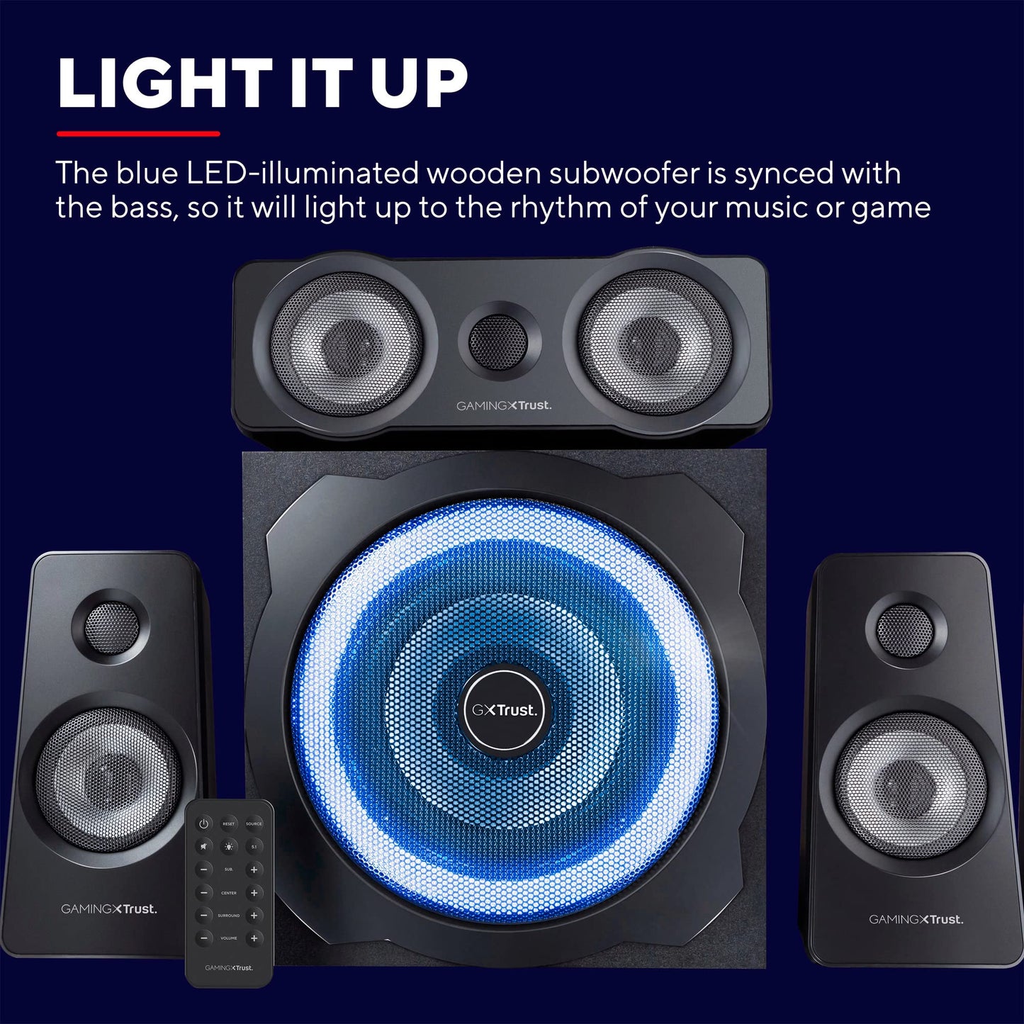 Trust Gaming GXT 658 Tytan 5.1 Surround-Soundsystem