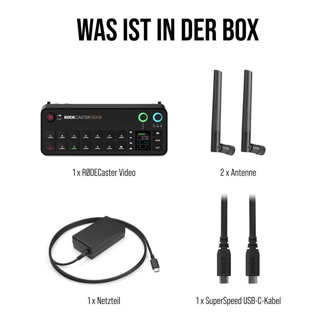 RØDE RØDECaster Video - Professioneller Videomischer und Audio-Interface