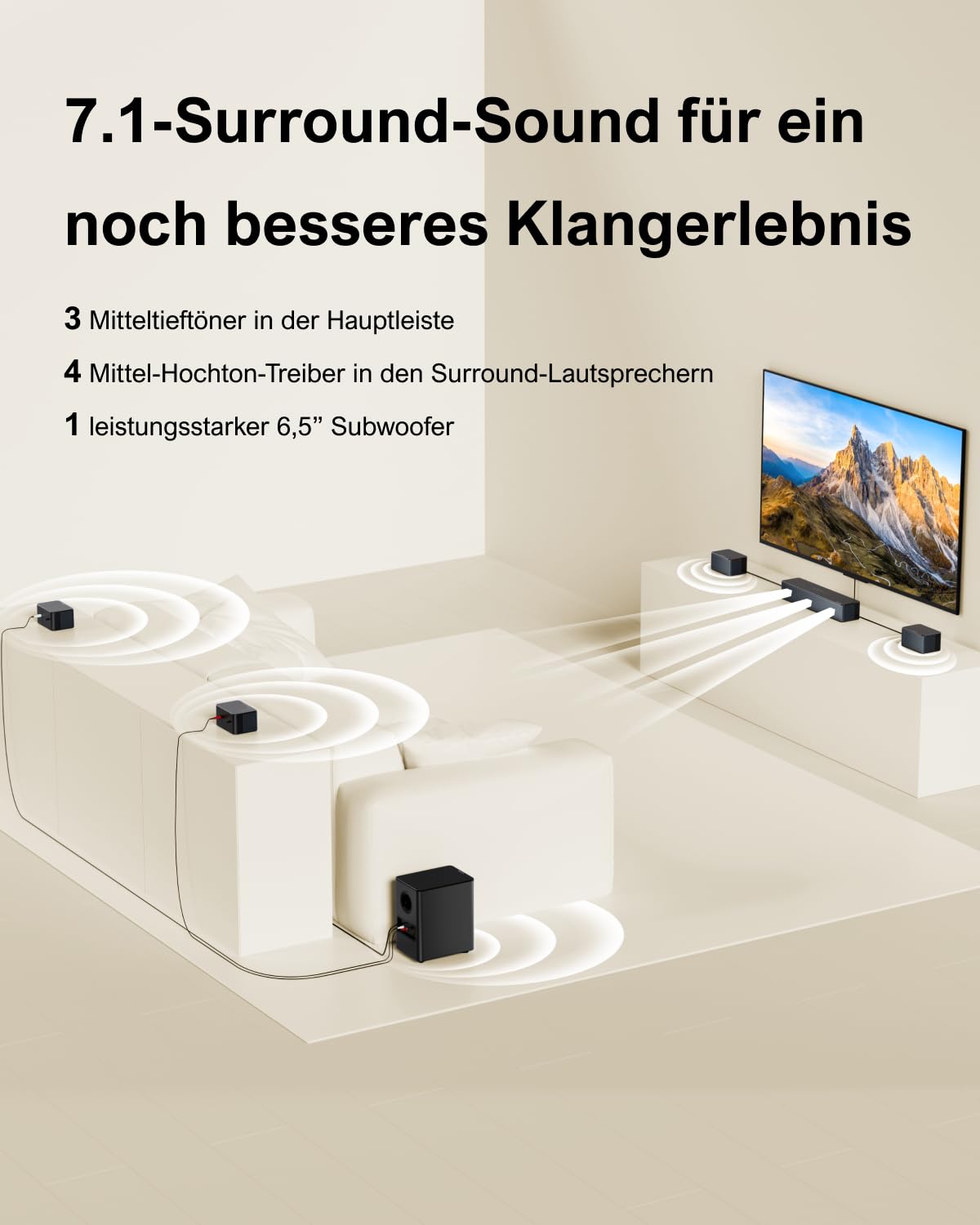 ULTIMEA Poseidon D70 Soundbar
