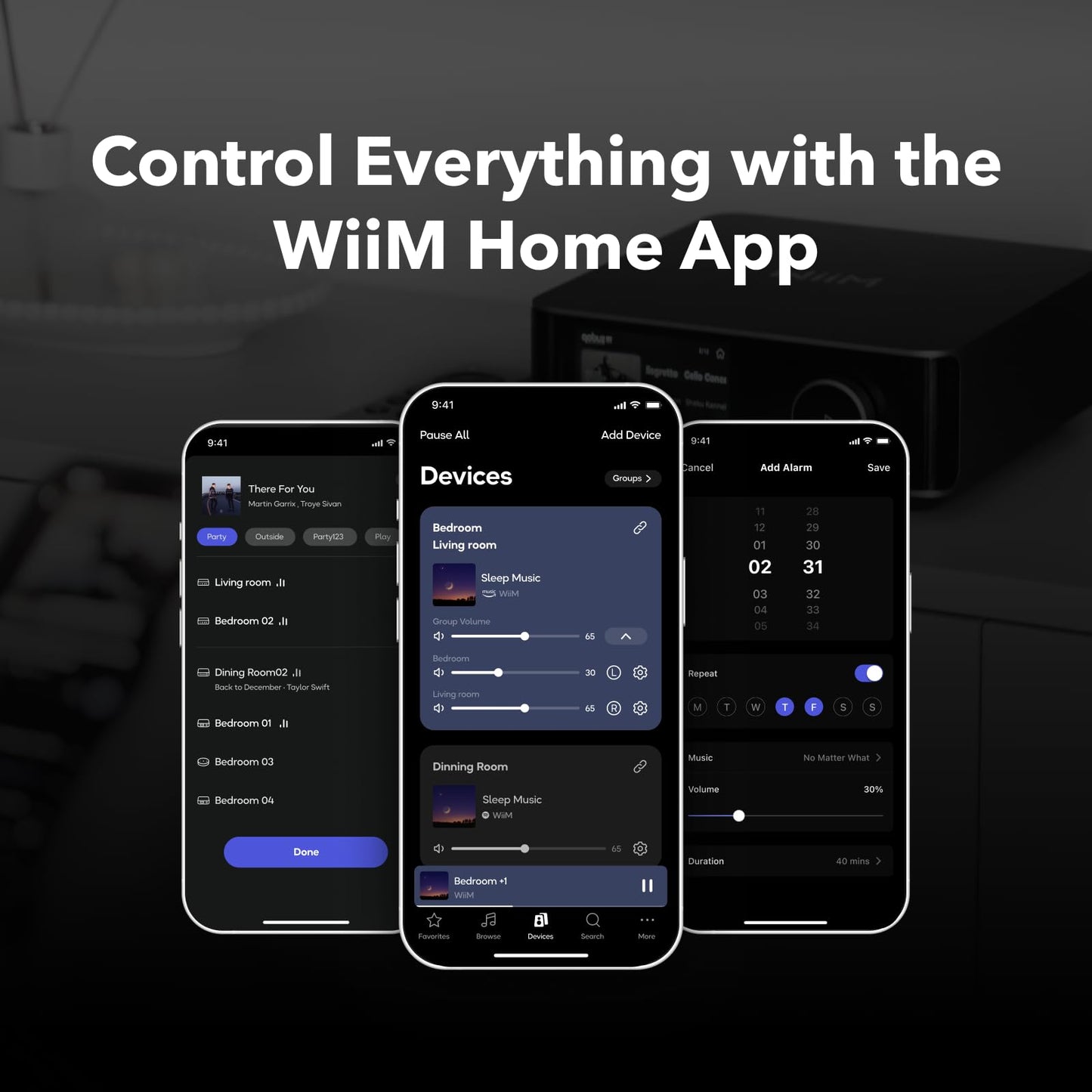 WiiM Amp Ultra mit Voice Remote 2