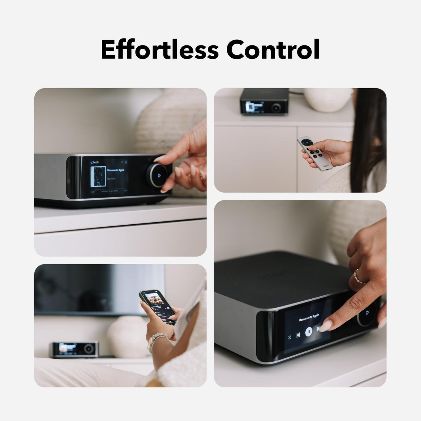 WiiM Amp Ultra mit Voice Remote 2
