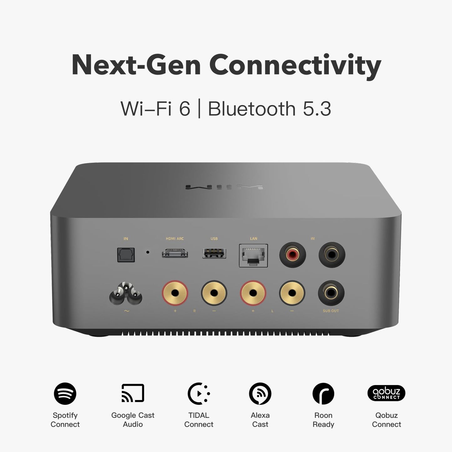 WiiM Amp Ultra mit Voice Remote 2
