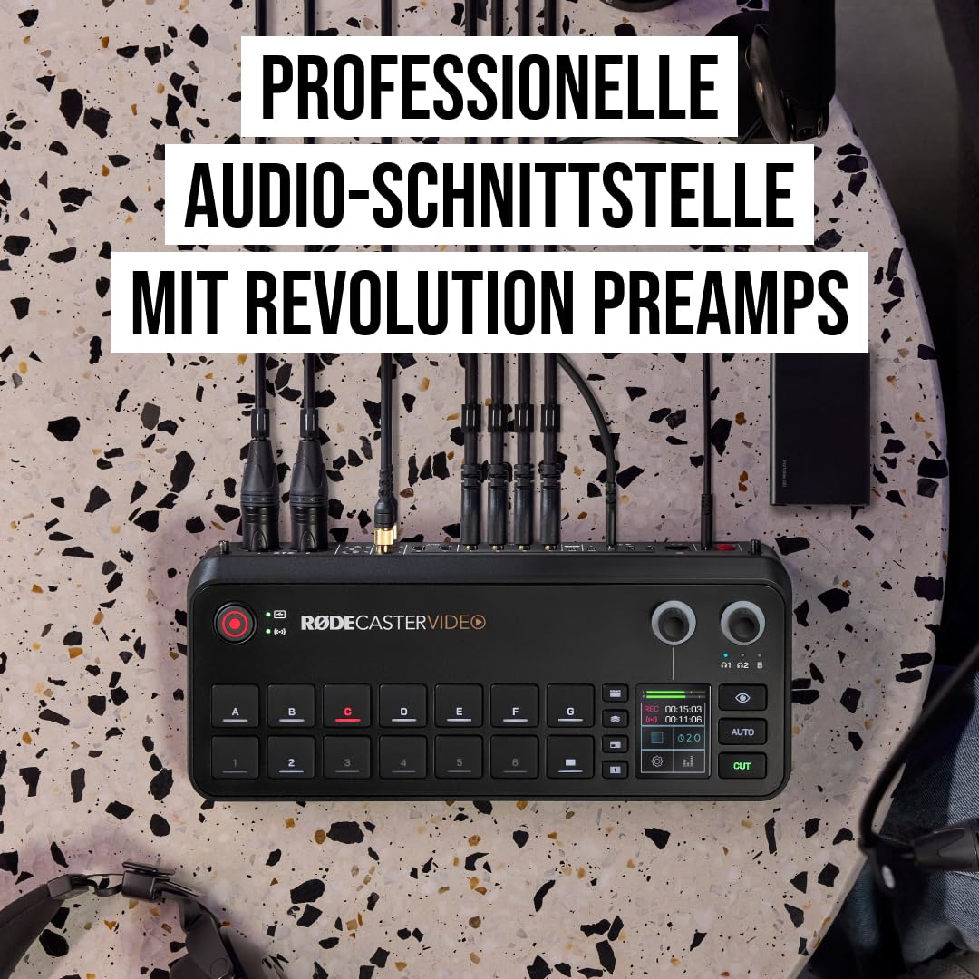 RØDE RØDECaster Video - Professioneller Videomischer und Audio-Interface