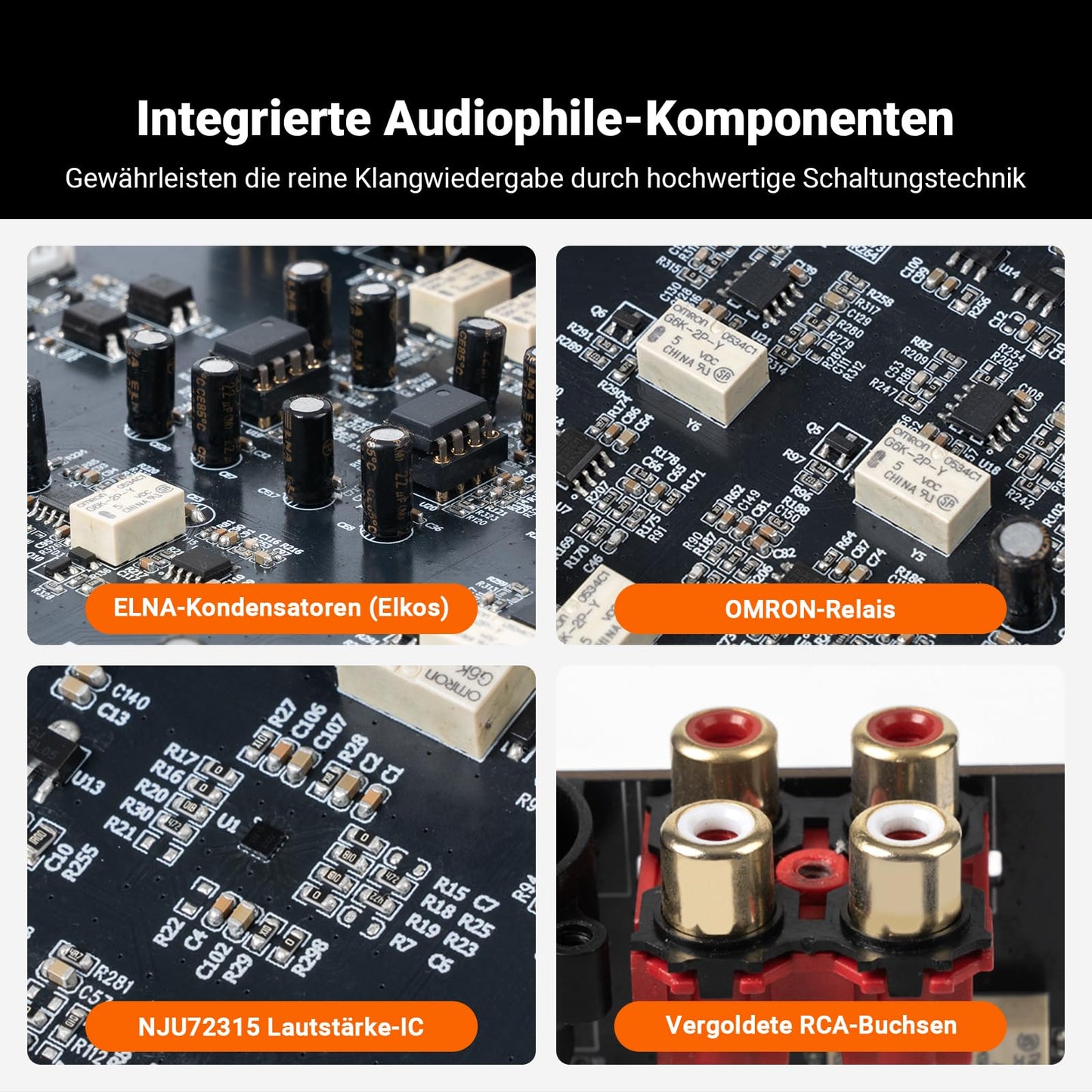 Fosi Audio ZP3 Symmetrischer Vorverstärker